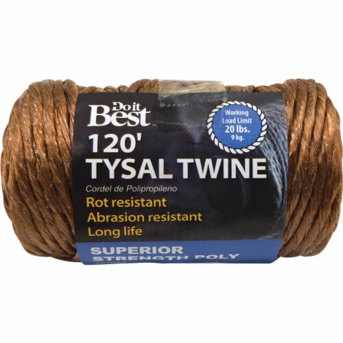 Do it Best 5/64 In. x 120 Ft. Brown Polypropylene Tysal Twine 707058 Perspective: front