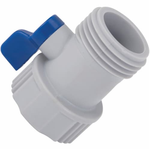 Best Garden Poly Single Hose Shutoff Valve 55055 Perspective: front