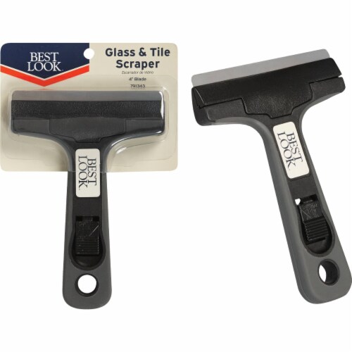 Best Look 4 In. Glass & Tile Razor Scraper GTS-DIB Perspective: front