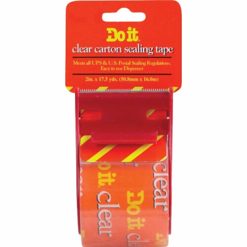 Do It 2 In. x 17.5 Yd. Clear Packing Tape 82984 Perspective: front