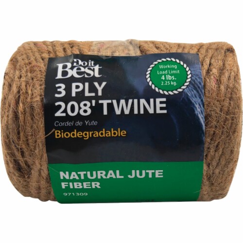 Do it Best 3-Ply x 208 Ft. Brown Jute Biodegradable Twine 971309, 3-Ply -  Harris Teeter