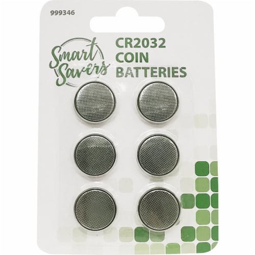 CR2032 Lithium Button Cell Batteries, 4 Pack