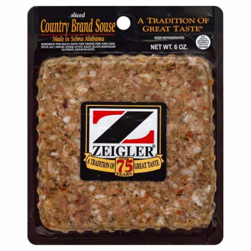 Zeigler's Country Brand Souse Perspective: front