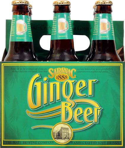 Saranac Ginger Beer Perspective: front
