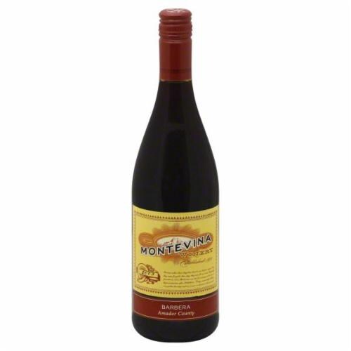 Montevina Winery Barbara California Red Wine Perspective: front