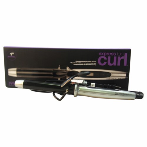 Express Ion Curl Black Silver by Paul Mitchell for Unisex 1 Inch Curling Iron 1 Inch Mariano s