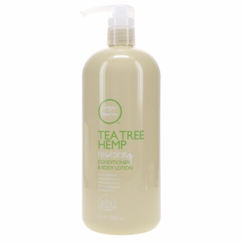 Paul Mitchell Tea Tree Hemp Restoring Conditioner & Body Lotion 33.8 oz Perspective: front