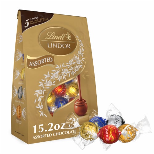 Lindt Lindor White Chocolate Candy Truffles, 1 bag / 15.2 oz - Fry's Food  Stores