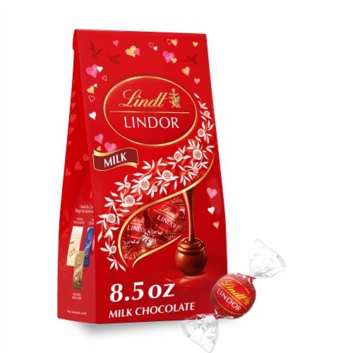 Lindt Lindor Valentine’s Milk Chocolate Truffles Candy