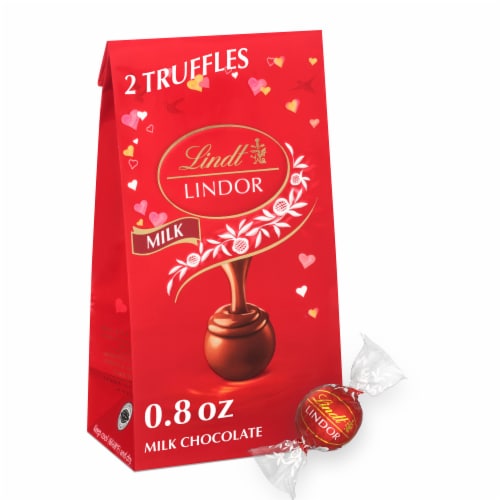 Lindt LINDOR Valentine’s Milk Chocolate Truffles Mini Candy