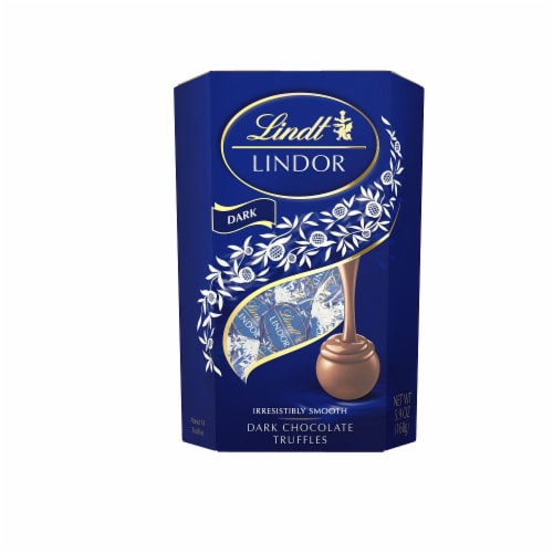 Lindt LINDOR Dark Chocolate Truffles Perspective: front