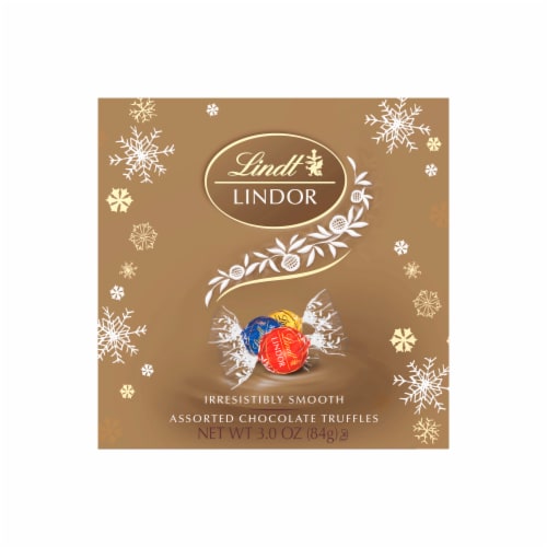 Lindt Lindor Assorted Chocolate Truffles Perspective: front