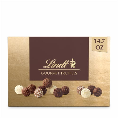 Lindt Truffles, Milk Chocolate, Milk with White - 2 truffles, 0.8 oz