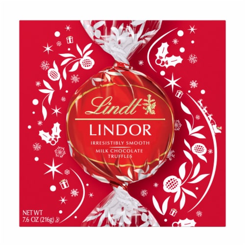Lindt Holiday Lindor Milk Chocolate Truffles, 7.6 oz Fry’s Food Stores