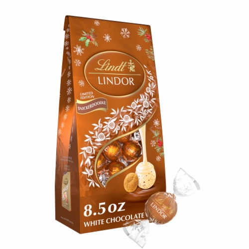 Lindt LINDOR Holiday Snickerdoodle White Chocolate Candy Truffles, 1 bag /  8.5 oz - Kroger