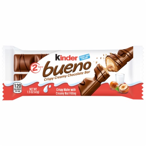 Kinder Bueno White Crispy Wafer Bar Perspective: front