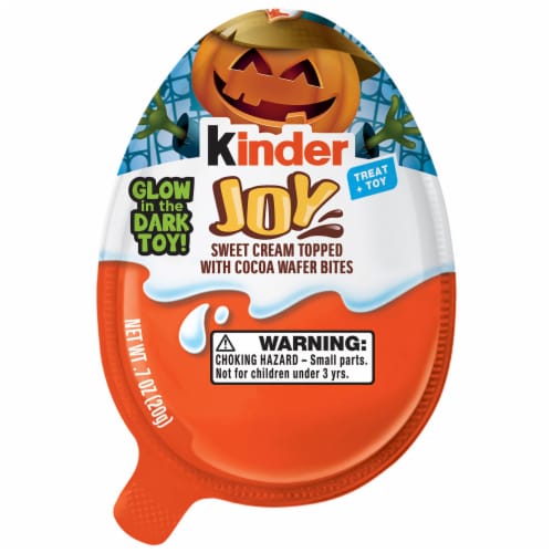 Kinder Joy Eggs Halloween Kids Party Favors Sweet Cream And Chocolatey  Wafers, 0.7 oz - Jay C Food Stores