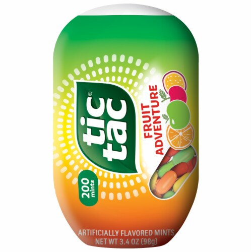 Tic Tac Fruit Adventure Mints, On-The-Go Refreshment Perspective: front