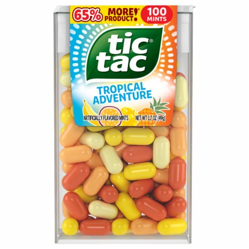 Tic Tac Tropical Adventure Mints On-the-Go Refreshment Perspective: front