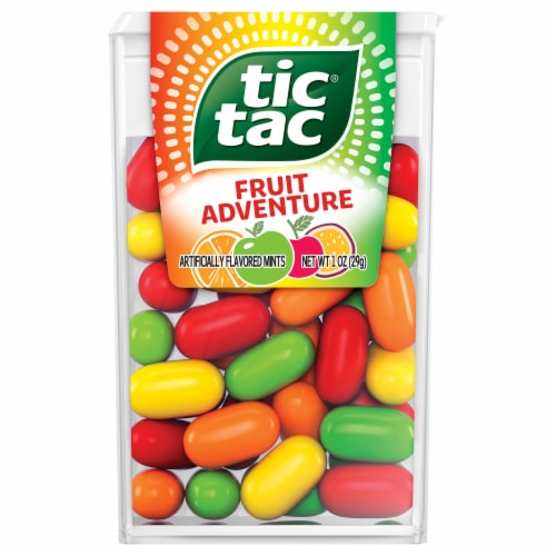 Tic Tac Fruit Adventure Mints Perspective: front