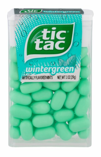Tic Tac Wintergreen Flavored Mints Perspective: front
