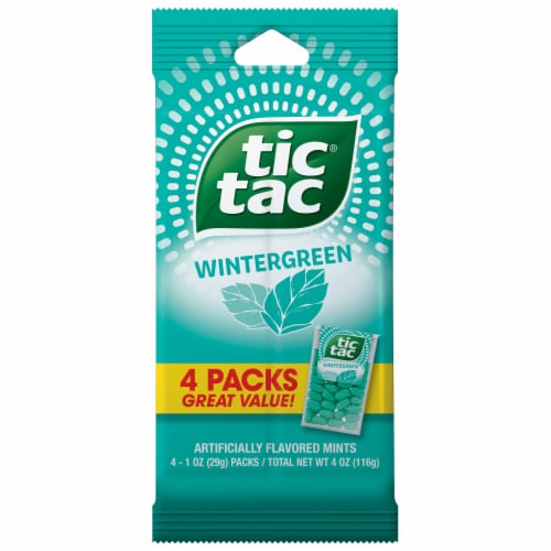 Tic Tac Wintergreen Breath Mints Stocking Stuffer Perspective: front