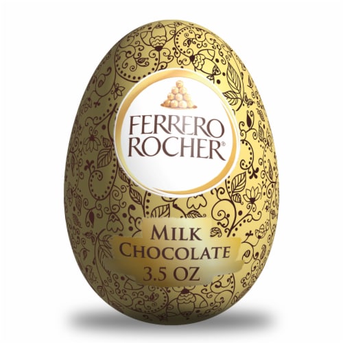 Ferrero Rocher Hollow Chocolate Easter Egg Perspective: front
