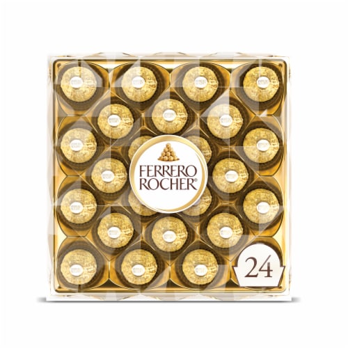 Ferrero Rocher Premium Milk Chocolate Hazelnut Perspective: front