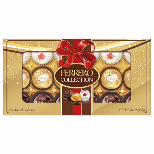 Ferrero Collection Premium Assorted Hazelnut Chocolate and Coconut  Valentine's Chocolate Gift Box, 9.1 oz - Fry's Food Stores