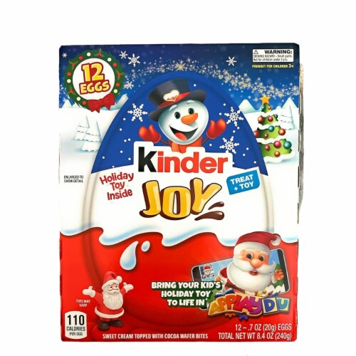 Kinder Joy Holiday Editions Treat + Toy, 0.7 Ounce (Pack of 12), 1 unit Ralphs