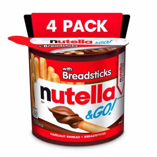 Nutella & Go—Hazelnut and Cocoa Spread with Breadsticks—Snack Pack for  Kids—1.8