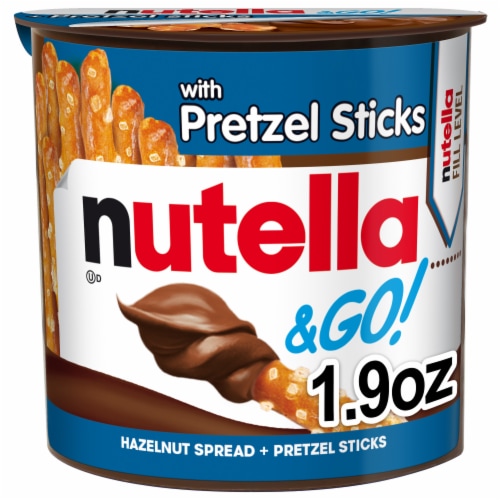 Nutella & GO! Hazelnut and Cocoa Spread with Pretzel Sticks Snack Cup