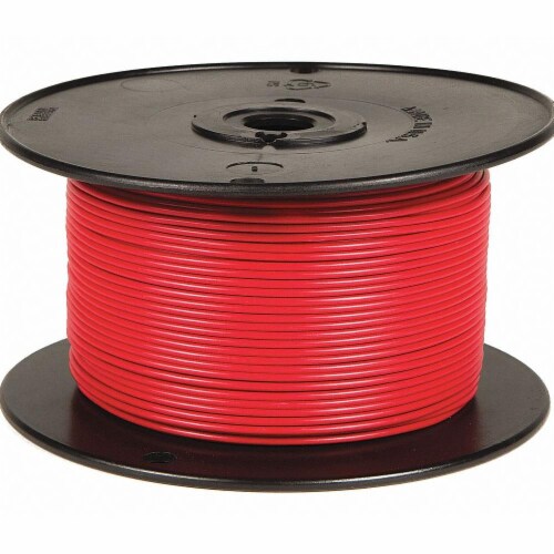 Battery Doctor Primary Wire,12 AWG,1 Cond,500 ft,Red 80038 Perspective: front