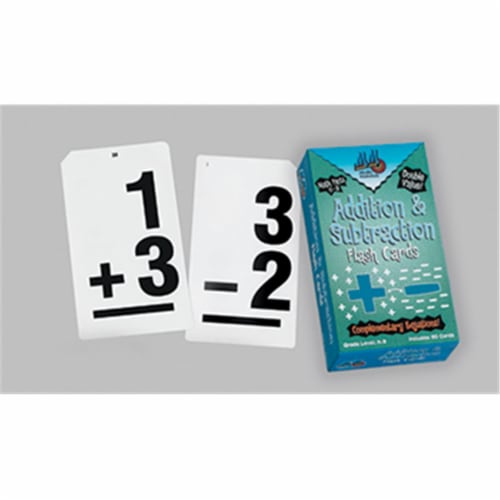 Learning Advantage Ctu8662 Double Value Vertical Flash Cards Perspective: front