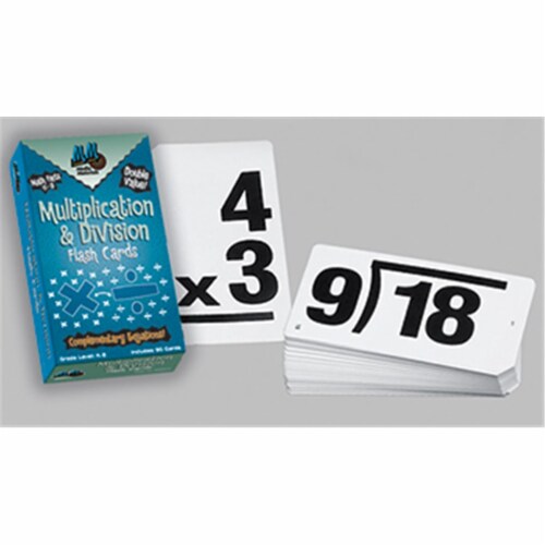 Learning Advantage Ctu8661 Double Value Vertical Flash Cards Perspective: front