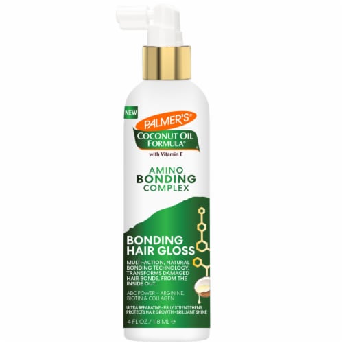Palmer's® Coconut Oil Formula With Vitamin E Amino Bonding Complex Bonding Hair gloss Perspective: front