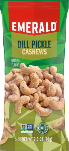 Emerald® Dill Pickle Cashews Perspective: front