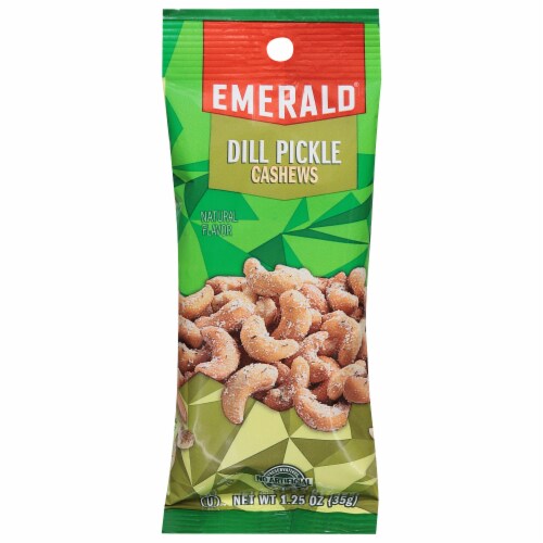 Emerald® Dill Pickle Cashews Perspective: front