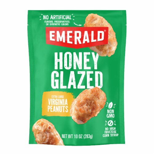 Emerald® Honey Roasted Virginia Peanuts Perspective: front