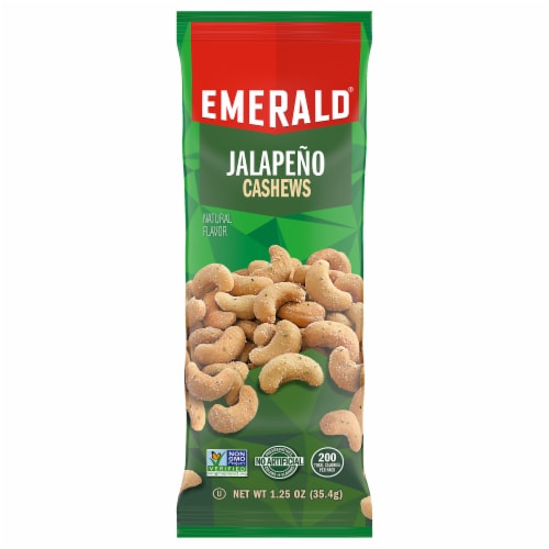 Emerald Jalapeno Cashews Perspective: front