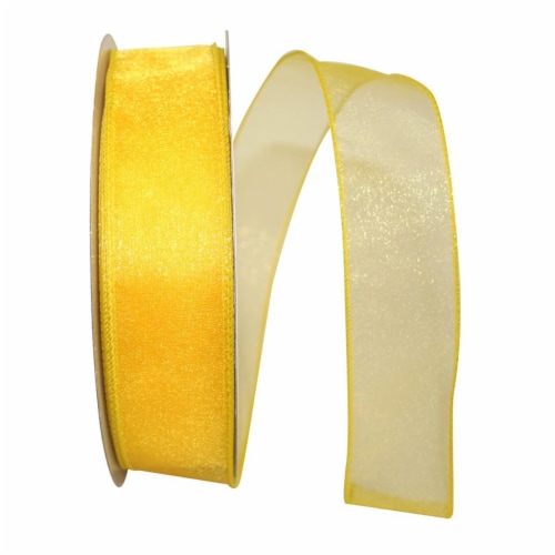 Reliant Ribbon 99908W-079-09K Sheer Lovely Value Wired Edge