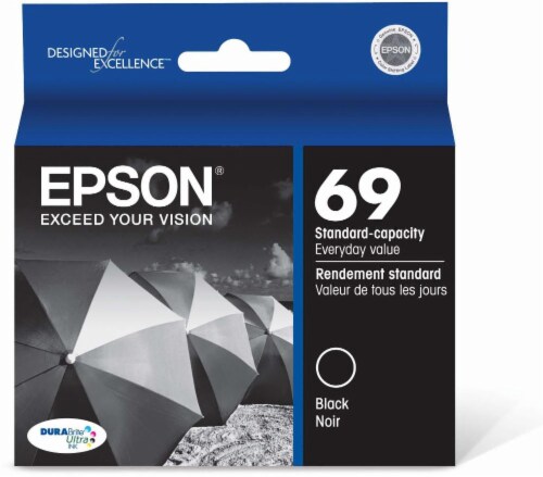 Epson DURABrite Ultra Ink T069120 Ink Cartridge - Black Perspective: front