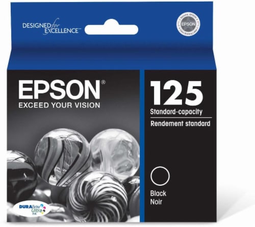Epson DURABrite Ultra Ink T125120 Ink Cartridge - Black Perspective: front