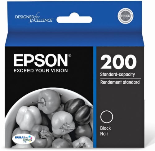 Epson DURABrite Ultra Ink T200120 Ink Cartridge - Black Perspective: front