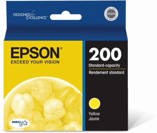 Epson DURABright Ultra Ink T200420 Ink Cartridge - Yellow Perspective: front