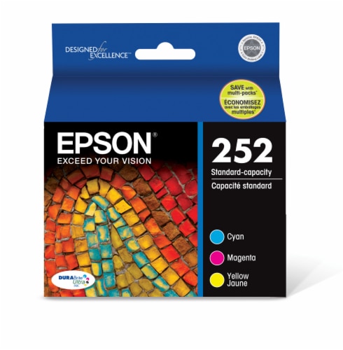 Epson® DURABrite® Ultra 252 Ink Cartridges - Multi-Color Perspective: front