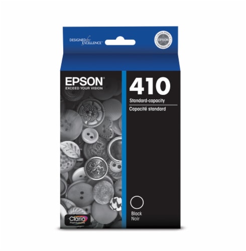 Epson® Claria Premium Ink 410 Black Ink Cartrige Perspective: front
