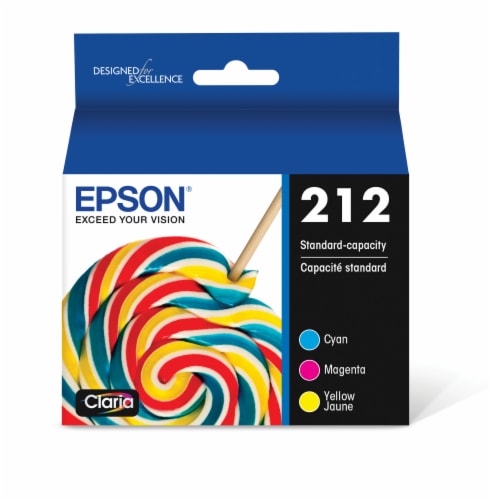 Epson Standard 212 Ink Cartridge - Cyan Magenta Yellow Perspective: front
