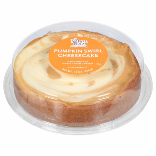 The Father's Table® Pumpkin Swirl Cheesecake Perspective: front