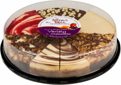 Father's Table Gourmet Variety Sampler Cheesecake, 9 in / 40 oz ...